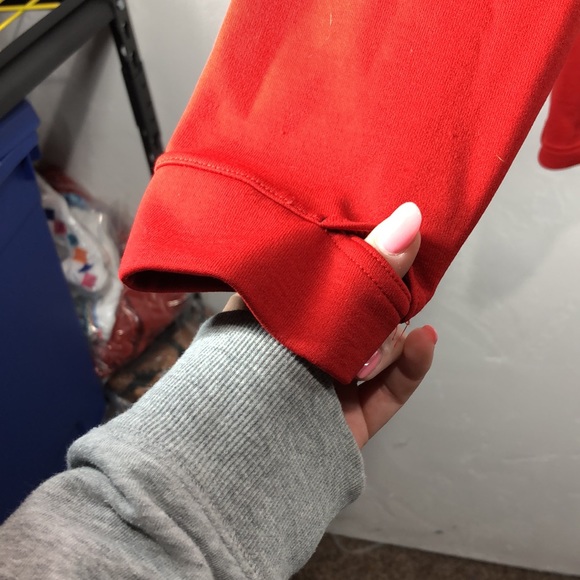 Smartwool red zip up merino wool blend jacket size medium - Picture 5 of 12